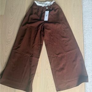 SNDYs Wide Leg Brown Pants new size xs